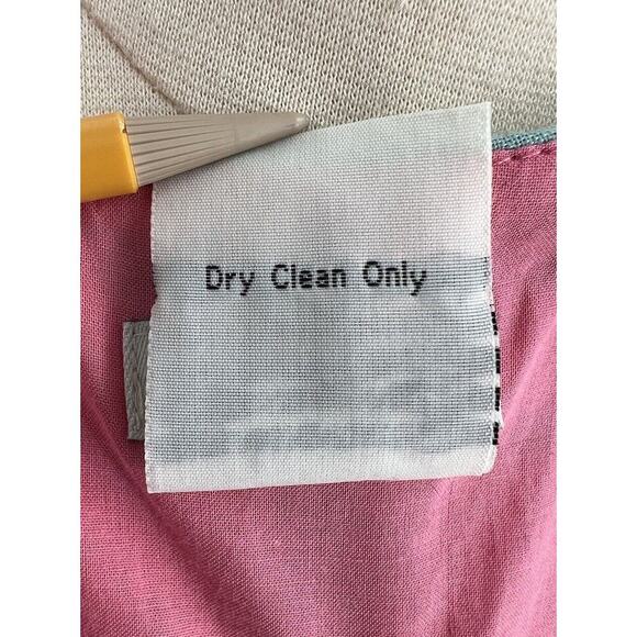 J. Peterman Blue and Pink Midi Dress - Picture 12 of 13